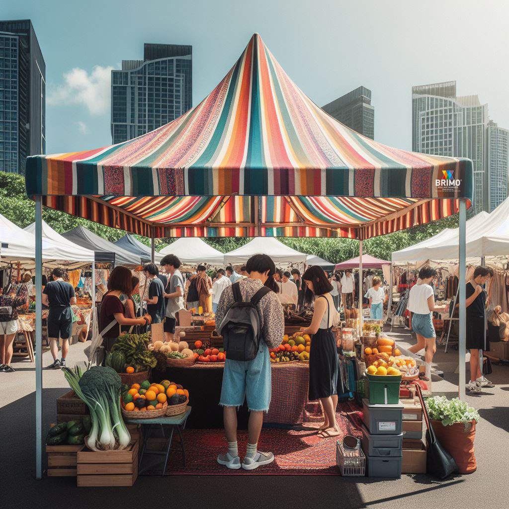 Tente pliante pour jardins